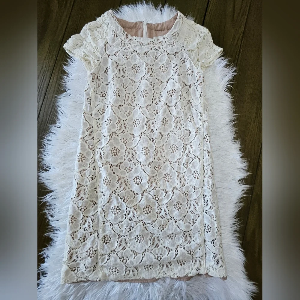 LOFT | Dresses | Loft Ivory Lace Dress | Poshmark LOFT | Dresses | Loft Ivory Lace Dress | Poshmark